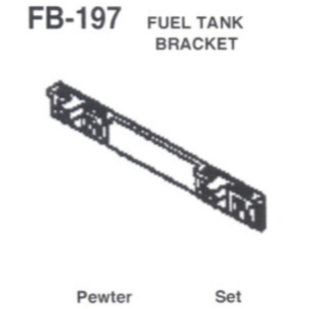 Details West 197 Fuel Tank Bracket: Emd 1   - HO Scale