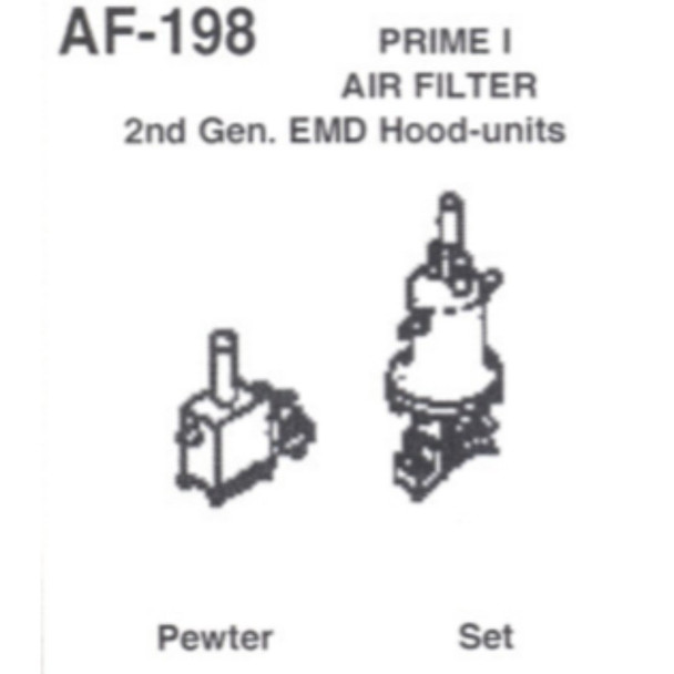 Details West 198 Air Filter: "Prime" I 1   - HO Scale