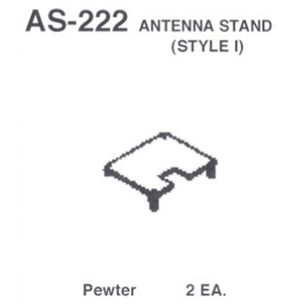 Details West AS-222 - Antenna Stand (Style 1) - HO Scale