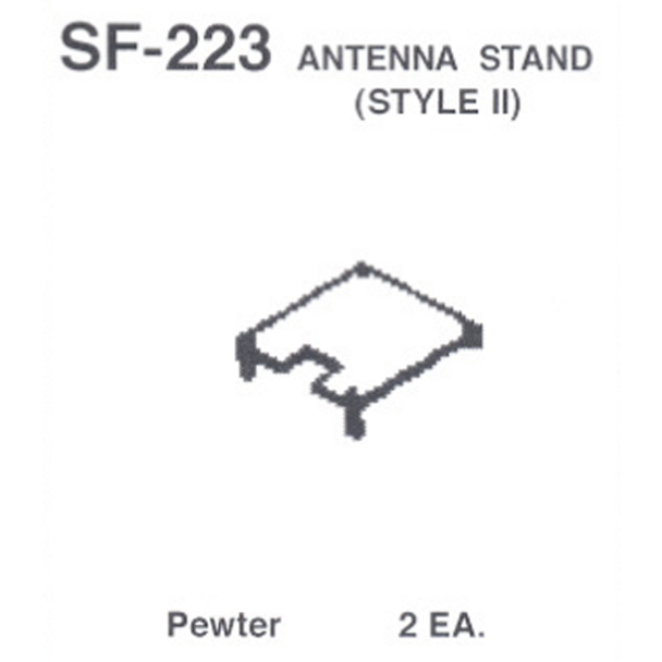 Details West SF-223 - Antenna Stand (Style II) - HO Scale