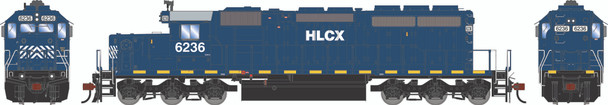 PRE-ORDER: Athearn 1812 - EMD SD40-2 w/ DCC and Sound Helm Leasing (HLCX) 6236 - HO Scale