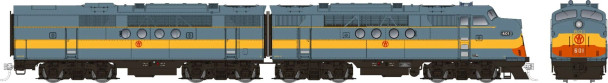 PRE-ORDER: Rapido 53526 - EMD FT A+B w/ DCC and Sound New York, Ontario & Western (NYO&W) 808A + 808B - HO Scale