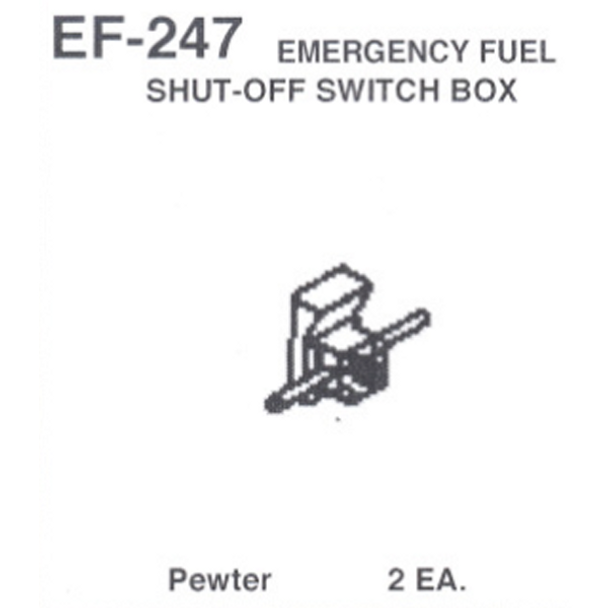 Details West EF-247 - Emergency Fuel Shut-Off Switch Box - HO Scale