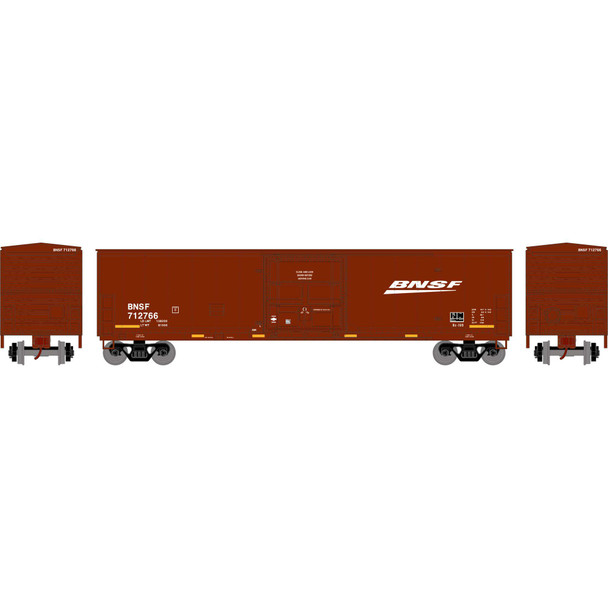 Athearn 70742 - 50' Superior Plug Door Box Car BNSF 712766 - HO Scale
