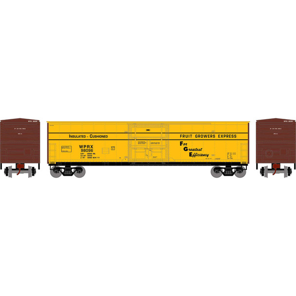 Athearn 71064 - 50' Superior Plug Door Box Car Fruit Growers Express (WPRX) 98096 - HO Scale