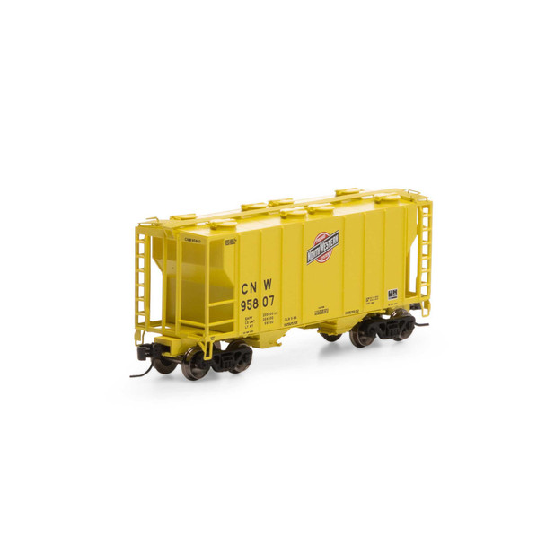 Athearn 17246 - PS-2 2600 Covered Hopper Chicago & Northwestern (CNW) 95807 - N Scale
