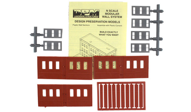 Design Preservation Models (DPM) 60102 - Modulars System - Dock Level Windows  - N Scale Kit