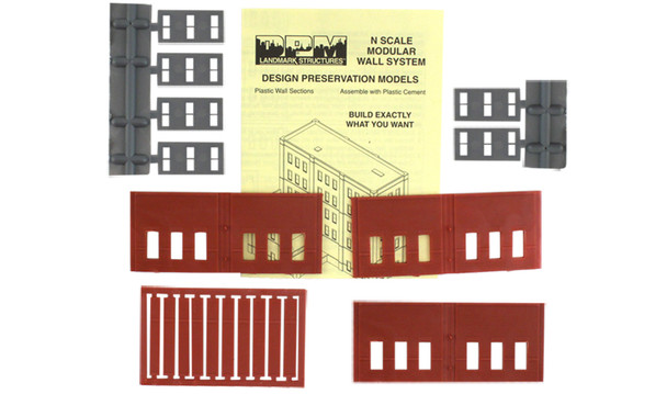 Design Preservation Models (DPM) 60103 - Modulars System - Street Level Windows  - N Scale Kit