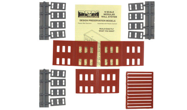 Design Preservation Models (DPM) 60122 - Modulars System - Two-Story 12-Windows  - N Scale Kit