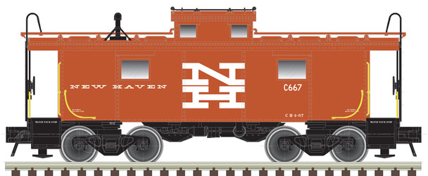 Atlas 20007011 - NE-6 Caboose New Haven (NH) 702 - HO Scale