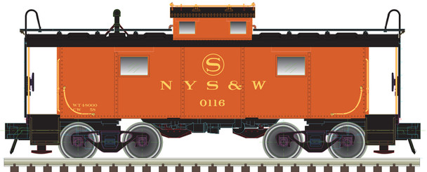 Atlas 20007017 - NE-6 Caboose New York, Susquehanna and Western (NYSW) 117 - HO Scale