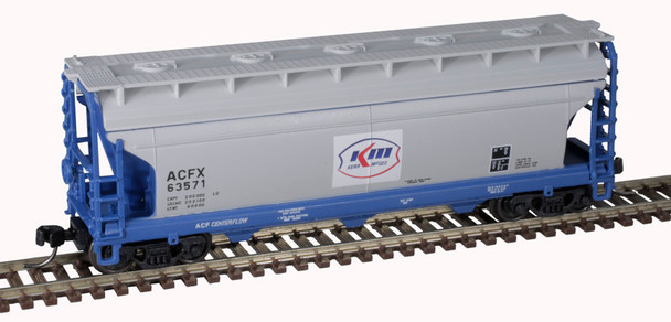 Atlas 50006119 - ACF® 3560 Covered Hopper American Car & Foundry (ACFX) Kerr-McGee #63571 - N Scale