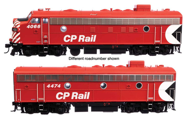 PRE-ORDER: Walthers Proto 920-49550 - EMD FP7 & F7B DC Silent Canadian Pacific (CP) 4066 & 4474 - HO Scale