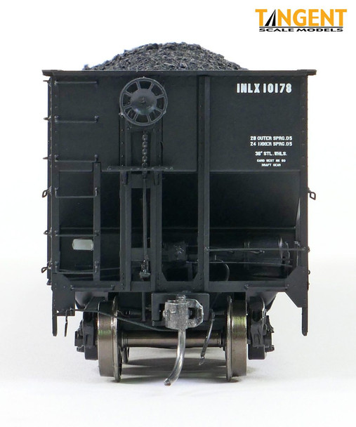Tangent Scale Models 32111-09 - IC Centralia Shops 3834CuFt Quad Coal Hopper Inland Steel (INLX) 10201 - HO Scale