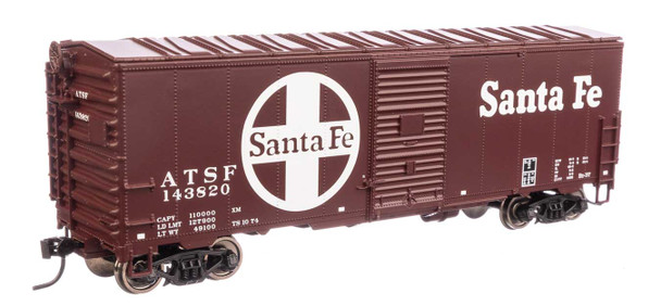 Walthers Mainline 910-1203 - 40' AAR Modernized 1948 Boxcar Atchison, Topeka and Santa Fe (ATSF) 143820 - HO Scale