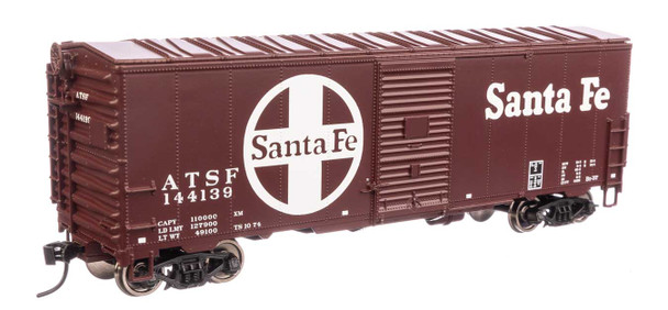 Walthers Mainline 910-1204 - 40' AAR Modernized 1948 Boxcar Atchison, Topeka and Santa Fe (ATSF) 144139 - HO Scale