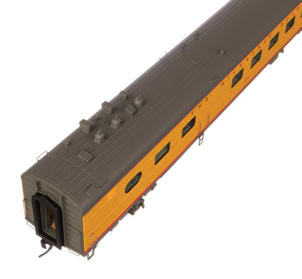 Walthers Proto 920-9828 - 85' Milwaukee Road 48-Seat Diner Milwaukee Road (MILW) 124 City of San Francisco - HO Scale