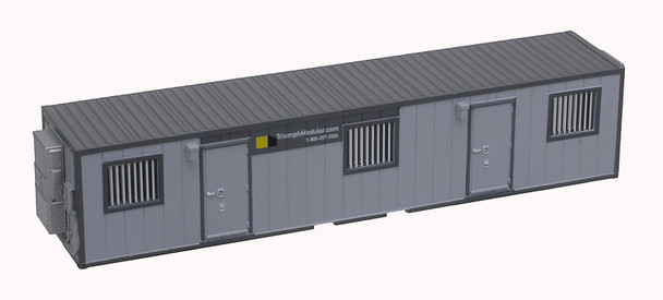 Atlas 70000235 - Mobile Office Container Triumph (Two Tone Gray)  - N Scale