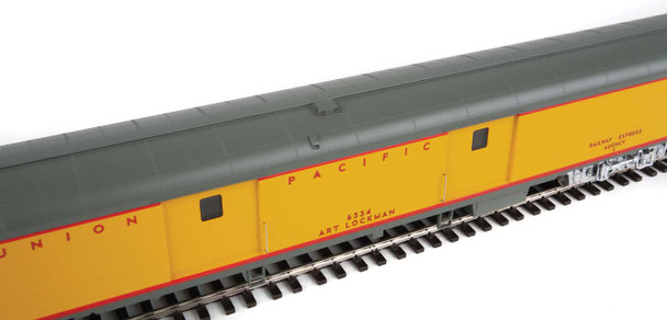 Walthers Proto 920-9204 - 85' ACF Baggage Car Union Pacific (UP) Art Lockman, Early w/printed name, number decals - HO Scale
