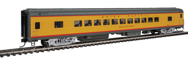 Walthers Proto 920-18004 - 85' ACF 44-Seat Coach Union Pacific (UP) Portland Rose UPP #5473; Late w/printed name & number - HO Scale