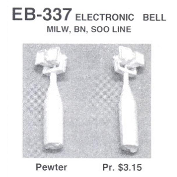 Details West EB-337 - Electronic Bell, MILW. BN, Soo Line - HO Scale