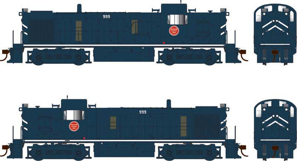Bowser 25212 - ALCo RS-3 DC Silent Missouri Pacific (MP) 999 - HO Scale