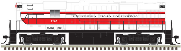 PRE-ORDER: Atlas 10004542 - ALCo RS-11 w/ DCC and Sound Ferrocarril Sonora Baja California (SBC) 2301 - HO Scale