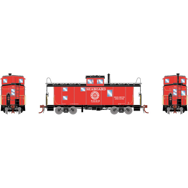 Athearn Genesis 78389 - ICC Caboose w/ Lights & Sound Seaboard Air Line (SAL) 5669 - HO Scale