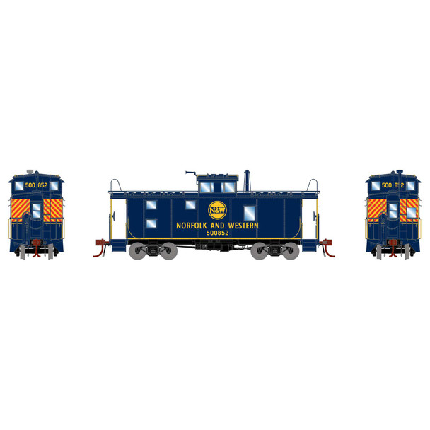 Athearn Genesis 78583 - C-20 ICC Caboose w/ Lights Norfolk & Western (NW) 500852 - HO Scale