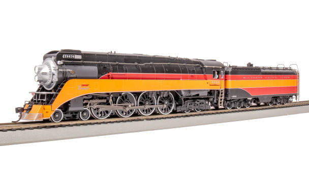 Broadway Limited 7614 - GS-4 4-8-4 Paragon4 Sound/DC/DCC, Smoke - Southern Pacific (SP) #4436, In-Service, As-Delivered, Daylight Paint - HO Scale