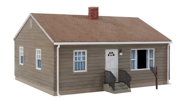 Walthers Cornerstone 933-4152 - Postwar Prefab House Kit  - HO Scale Kit