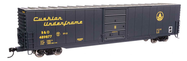 Walthers Mainline 910-3354 - 60' Auto Parts Box Car Baltimore & Ohio (B&O) 489877 - HO Scale