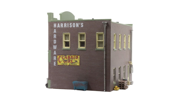 Woodland Scenics BR5022 - Harrison's Hardware - Built & Ready Landmark Structure - HO Scale