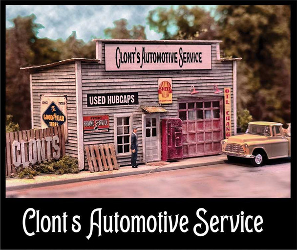 Bar Mills 5012 - Clont's Automotive  - HO Scale Kit