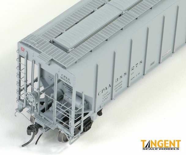 Tangent Scale Models 21035-03 - PS4427 High Side Covered Hopper Canadian Pacific (CPAA) 388162 - HO Scale