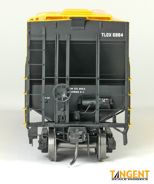 Tangent Scale Models 21041-03 - PS4427 High Side Covered Hopper Transport Leasing (TLDX) 6873 - HO Scale