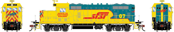 PRE-ORDER: Athearn Genesis 1496 - EMD GP7u DC Silent Santa Fe Southern (SFS) 07 - HO Scale