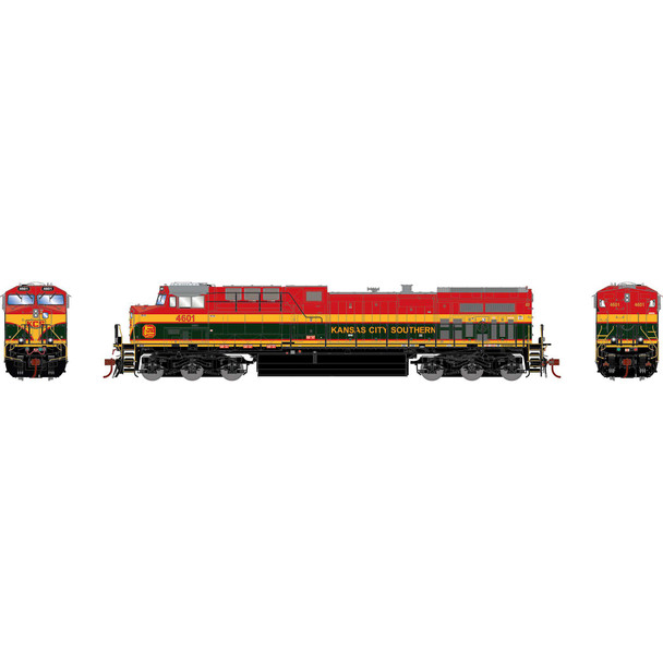 Athearn Genesis 31554 - GE AC4400CW DC Silent Kansas City Southern (KCS) 4601 - HO Scale