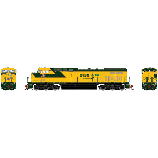 Athearn Genesis 31648 - GE AC4400CW w/ DCC and Sound Chicago & Northwestern (CNW) 8816 - HO Scale