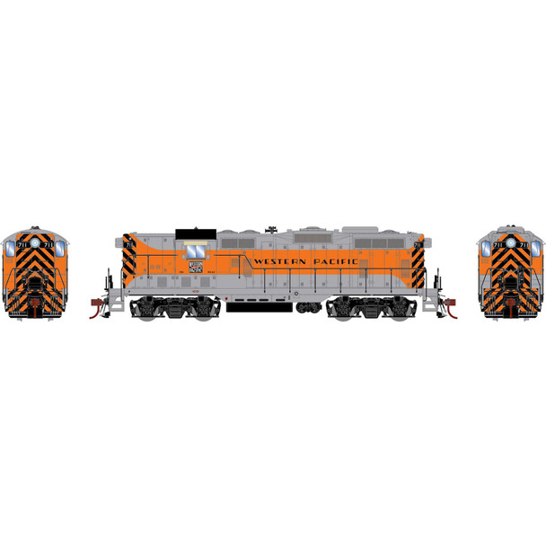 Athearn Genesis 82715 - EMD GP7 w/ DCC and Sound Western Pacific (WP) 711 - HO Scale