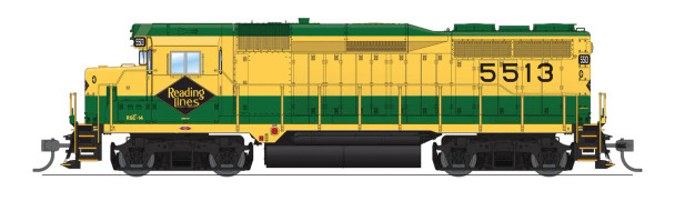 PRE-ORDER: Broadway Limited 9155 - EMD GP30 DC Silent Reading (RDG) 5513 - HO Scale