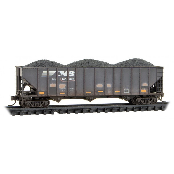 Micro-Trains Line 10844540 - 100 Ton 3-Bay Hopper w/ Rib Sides Norfolk Southern (NS) 145808 - N Scale