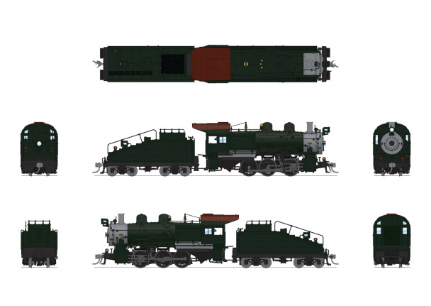 PRE-ORDER: Broadway Limited 9177 - B6SB 0-6-0 w/ DCC and Sound Pennsylvania (PRR) Unlettered - HO Scale