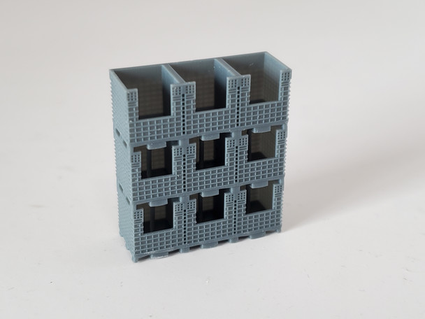 Jackson Railcar H82022 - Bulk Container - Open 3x3 (4 pck)  - HO Scale