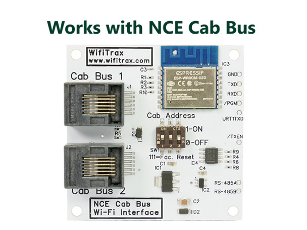 Train Control Systems (TCS) WFD-30 - NCE CAB Bus Wi-Fi Interface  - Multi Scale