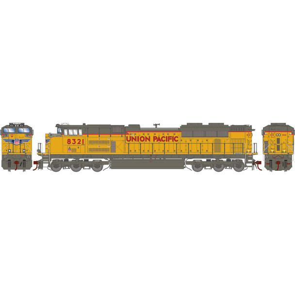 Athearn Genesis 75835 - EMD SD70ACe w/ DCC and Sound Union Pacific (UP) 8321 - HO Scale
