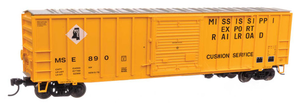 Walthers Mainline 910-1887 - 50' ACF Exterior Post Boxcar Mississippi Export Railroad (MSE) 890 - HO Scale
