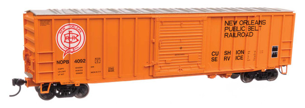 Walthers Mainline 910-1891 - 50' ACF Exterior Post Boxcar New Orleans Public Belt Railroad (NOPB) 4092 - HO Scale