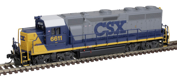 Atlas 40005251 - EMD GP40 DC Silent CSX (CSXT) 6611 - N Scale