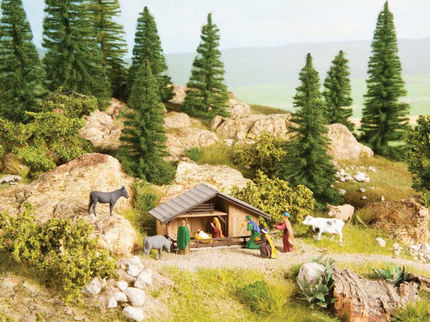 Walthers SceneMaster 949-1402 - Nativity Scene 12-Piece Set  - HO Scale